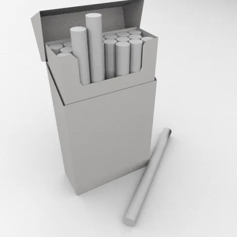 Blank Cigarette Boxes