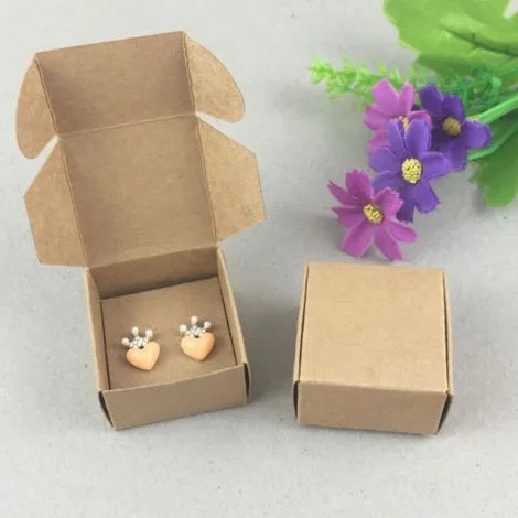 Kraft Jewelry Boxes 